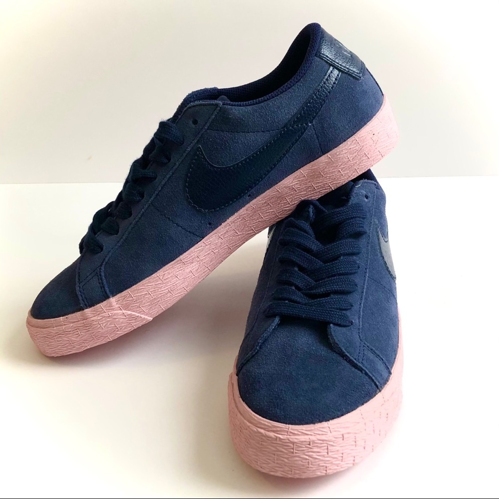 Nike Blue Suede Sneakers